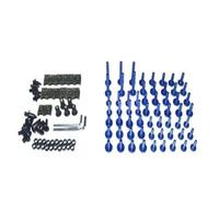 pour HYOSUNG GT250R 2006-2010 Kit Complet De Boulons Carénage Moto Kit Boulons Ecrous Carénage(Blue)