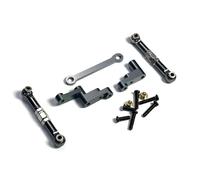 Pour Hyper Go 16207 16208 16209 16210 H16 H16BM 1/16 Ensemble Biellette Direction RC Voiture Métal Mises À Niveau Réparations Accessoires Composants Rc(Gray)
