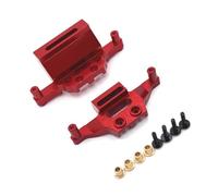 Pour Hyper GO Pour MJX 20208 Pour JJRC C8811 1/20 Kit Supports D'amortisseurs Avant Arrière Métal Voiture Radiocommandée Camion Pour Buggy RC Pièces De Voiture(Red)