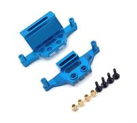 Pour Hyper GO Pour MJX 20208 Pour JJRC C8811 1/20 Kit Supports D'amortisseurs Avant Arrière Métal Voiture Radiocommandée Camion Pour Buggy RC Pièces De Voiture(Blue)