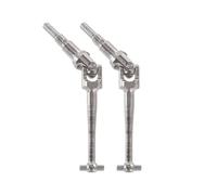 Pour Hyper Go Pour MJX H16BM H16 16207 14209 14210 1/16 Arbre Transmission CVD Acier Métal Accessoires Voitures RC Mises À Niveau Remplacements RC Pièces De Voiture(Silver)