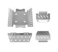 Pour Hyper GO Pour MJX H8H V1 V2 1/8 Protection De Châssis Avant Arrière Acier Inoxydable Version RC Accessoire Voiture D'escalade Rc Voiture ChâSsis