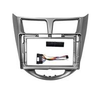 pour Hyundai 2010 pour Verna I25 2 DIN Cadres DVD pour Voiture Panneau Avant Cadre Radio Audio Façade autoradio(Frame-Cord)