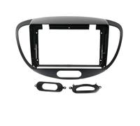pour Hyundai I-10 I10 2007-2013 Kit Montage Tableau Bord Plaque Frontale Audio 2Din Cadre Façade Grand Écran 9 Pouces Radio Stéréo Panneau Montage GFVFGNLNNA(Black Frame)