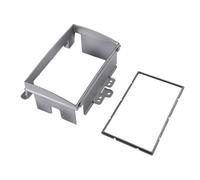 pour Hyundai I20 2008+ Façade D'autoradio Double DIN - Cadre Panneau Et Adaptateur De Montage sur Tableau De Bord POMPOMPUR