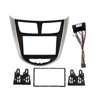 pour Hyundai I25 pour Accent pour Solaris pour Verna 2010 Autoradio 7 Pouces Android MP5 2DIN avec Cadre Et Façade KLAUER(Frame with Cable)