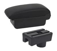 Pour Hyundai Pour Accent Pour Tagaz Accoudoir Voiture Boîte Rangement Pièces Rénovation Dédiées Accessoires Intérieurs Coussin D'accoudoir Voiture(A1 Black Line No Usb)
