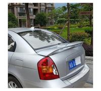 pour Hyundai pour Becquet D'accent pour Matériau ABS Aileron Arrière Voiture 2008-2013 D'aile avec Lumière LED Aileron Arrière Becquet(Carbon Fiber Look)