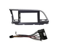 pour Hyundai pour Elantra 2016 2017 2018 Façade D'autoradio avec Navigation Intégrée Écran 9 Pouces Format 2DIN POMPOMPUR