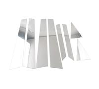 Pour Hyundai Pour Elantra Pour Avante 2007 2008 2009 2010 8x Couverture Poteau Fenêtre De Porte Voiture Garniture Poteau Pilier Fenêtre Autocollants WEFOLEN(Argent)