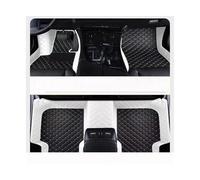 pour Hyundai pour Getz 2002-2008 2009 2010 2011 Tapis De Sol De Voiture Tapis Tapis De Protection Tapis en Cuir(Black White,RHD)