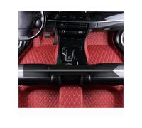 pour Hyundai pour Getz 2002-2008 2009 2010 2011 Tapis De Sol De Voiture Tapis Tapis De Protection Tapis en Cuir(Wine Red,LHD)