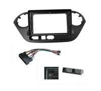 pour Hyundai pour Grand I10 2013-2016 2 Din Android Unité Principale Voiture Radio Cadre Stéréo Tableau Bord Façade Garniture Lunette Fascia du Panneau Radio(Cadre-Cordon Droit)