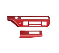 Pour Hyundai Pour Kona 2024 2025 ABS Panneau De Commande Central Du Tableau Bord Avant Interrupteur D'air Couvercle Garniture Décoration(Red)