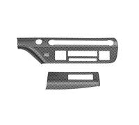 Pour Hyundai Pour Kona 2024 2025 ABS Panneau De Commande Central Du Tableau Bord Avant Interrupteur D'air Couvercle Garniture Décoration(fibre de carbone)