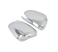 Pour Hyundai Pour Santa Fe 2019 2020-2023 Couvercle Rétroviseur Latéral Voiture Capuchon Aile Autocollant Extérieur Garniture Boîtier Vue Arrière(ARGENT)