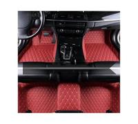 pour Hyundai pour Tucson 2006 2007 2008 2009 2010 2011 2012 Tapis De Sol De Voiture en Cuir Tapis De Sol Imperméables Tapis De Sol Intérieur(Maroon)