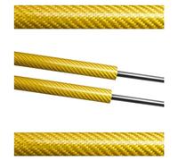 Pour Hyundai Pour Tucson TL Modification Du Capot Avant, Amortisseurs, Support Levage À Ressort Gaz, Tige Cylindre D'amortisseur Vérins À Gaz Amortisseurs(Yellow carbon fiber)