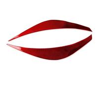 Pour Hyundai Pour Veloster 2011 2012 2013 2014 2015 2016 2017 Autocollant Décoratif Pour Couvercle De Sourcil De Paupière De Phare Avant De Voiture Couvercle Phare Voiture(Red)