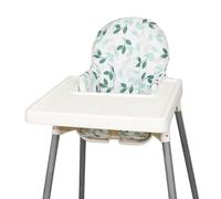 pour IKEA Coussin de Chaise Haute pour IKEA Anti-lop Chaise Haute pour IKEA, Coussin de Chaise Haute Anti-lop, en Coton antidérapant, Doux, pour siège bébé Plus Confortable (Feuille Verte)