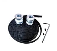 Pour Imprimante 3D CNC Machine 2GT 2 Pièces 20 Dents GT2 Poulie De Synchronisation Alésage 5mm + 2 Mètres GT2 Largeur De Courroie Distribution 6mm Courroie Trapézoïdale Multizone