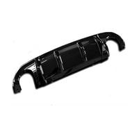 Pour Infiniti Q50 2014-2017 Diffuseur Arrière Pare-chocs Lèvre Support D'échappement Spoiler Plaque Séparateur Garde Panneau Garniture Diffuseur Pare-Chocs Arrière(Glossy Black)