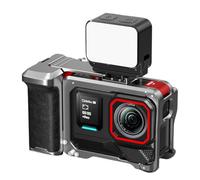 pour Inst360 Ace Pro/2 Cage à Libération Rapide pour Caméra avec Capuchon d'Objectif Cage de Caméra d'action Ergonomique Résistante à l'usure Poignée Confortable Cadre Caméra Accessoires