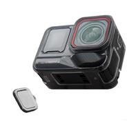 pour Insta360 Ace Pro 2 Coque de Protection en TPU Anti-Rayures et Anti-Collision, Coque de Protection Souple et Légère pour Caméra Sport 360 Ace Pro 2 avec Capuchon d'Objectif. (Noir Transparent)