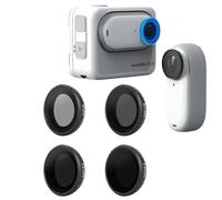 pour Insta360 Go 3S, Housse De Protection De Filtre Étanche UV/CPL / ND8-64 Filtre Action Camera Lens Extended Accessoires (ND8+16+32+64)