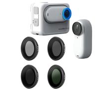 pour Insta360 Go 3S, Housse De Protection De Filtre Étanche UV/CPL / ND8-64 Filtre Action Camera Lens Extended Accessoires (ND8+16+32+CPL)