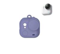 pour Insta360 GO Ultra Étui en Silicone Portable Antidérapant, Housse de Protection Antichoc, Caméra de Sport 360 GO Ultra, Capuchon d'Objectif en Silicone (Violet)