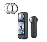 pour Insta360 X5 Filtre ND16 ND32 ND64 Verre Optique à Gradation Étanche Anti-Rayures Protecteur d'Objectif, Caméra de Sport 360 X5 Films de Réduction de Lumière d'Objectif (ND64)