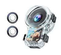 Pour Insta360 X6 Invisible Diving Case Pro, boîtier de caméra sous-marine étanche avec objectif professionnel et interface magnétique