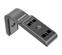 pour Insta360 X6 Support de Prise de Vue Horizontal et Vertical - Support d'extension métallique en Forme de L avec Trou de vis de 1/4" et Adaptateur à Fixation Rapide Accessoires pour caméra, Noir