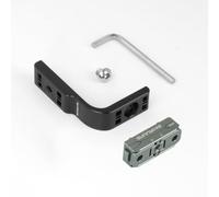 pour Insta360 X6 Support de Prise de Vue Horizontal et Vertical - Support d'extension métallique en Forme de L avec Trou de vis de 1/4" et Adaptateur à Fixation Rapide Accessoires pour caméra, 3