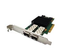 Pour Intel X520-DA2 E10G42BTDA SR2 82599ES double Port optique 10G Gigabit carte réseau à fibres optiques PCIE groupe noir Huinas - Type Long Bracket #A