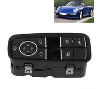 Pour interrupteur de fenêtre pour Porsche 911 2012-2015 | Bouton de rétroviseur avant pièce de rechange 99161315702DML | Compatible avec les modèles Carrera 4 S Turbo
