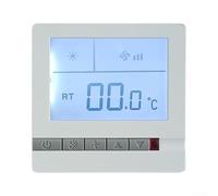 Pour interrupteur de température programmable avec ventilation, contrôleur central de climatisation, puce intelligente pour un contrôle précis, conception de tension stable, grand écran LCD pour une