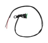 pour Interrupteur pour moto Vert avec Réflecteur et Support pour | pour fonction momentané off-(on), idéal pour klaxon phares, plastique ABS robuste