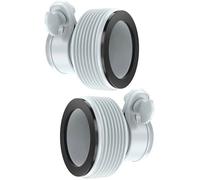 pour Intex - 29061-Lot de 2 adaptateurs 32-38mm-Adaptateur de remplacement de tuyau de 1,25"" à 1,5"" pour interface de pompe à
