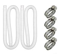 pour Intex Lot de 2 tuyaux de rechange pour pompe de piscine hors sol 3,2 cm
