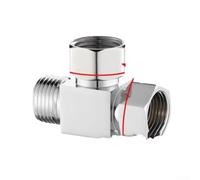 Pour inverseur d'eau polyvalent à trois voies agissant comme une jonction à deux sorties pour les systèmes de tuyaux à quatre voies, distribution fluide de l'eau dans les maisons et les bureaux avec