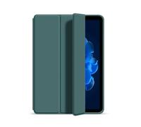 Pour Ipad 10e 11e Générationaton Support En Cuir Flip Couverture Intelligente,Pour Ipad 10 11 10.9 ''2022 2025 Coque En Silicone Souple.Night Green.