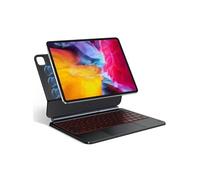 Pour iPad Air 13 pouces M3/M2 (A3268 A2898) & Pro 12.9, Clavier Bluetooth MICREAR avec Trackpad Multi-Touch, Rétroéclairé 7 Couleurs