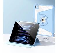 Pour Ipad Air Pro 11 12.9 13 Pouces Étui 2024 Couverture Détachable Magnétique Ipad Air 5Th 4Th 10.9 10Th 10.2 9 9Th 8Th Génération Funda iPad 9.7 5th 6th Gen-Bleu