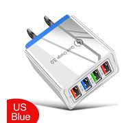 Pour Iphone 14 Chargeur Usb Charge Rapide 3.0 Pour Samsung Xiaomi Mi Tablettes Adaptateur De Chargeur De Téléphone Portable Prise Ue/Us Charge Rapide