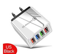 Pour Iphone 14 Chargeur Usb Charge Rapide 3.0 Pour Samsung Xiaomi Mi Tablettes Adaptateur De Chargeur De Téléphone Portable Prise Ue/Us Charge Rapide