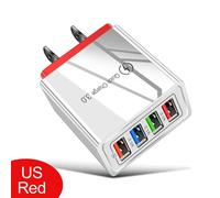 Pour Iphone 14 Chargeur Usb Charge Rapide 3.0 Pour Samsung Xiaomi Mi Tablettes Adaptateur De Chargeur De Téléphone Portable Prise Ue/Us Charge Rapide