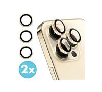 imoshion ?Lot de 2 protections d'objectif de caméra pour Apple iPhone 14 Pro / 14 Pro Max - Dorée