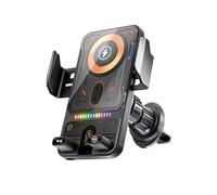 Pour Iphone 15w Support Chargeur Sans Fil Universel À Détection Automatique Télescopique Électrique Rotative À 360 ° Lumière Ambiante